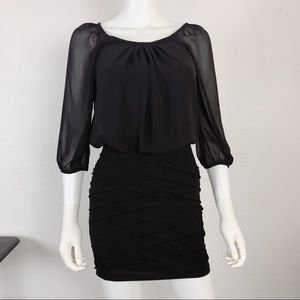 ⭐️ B Darlin Bandage Bodycon Wrap Dress Cocktail XS